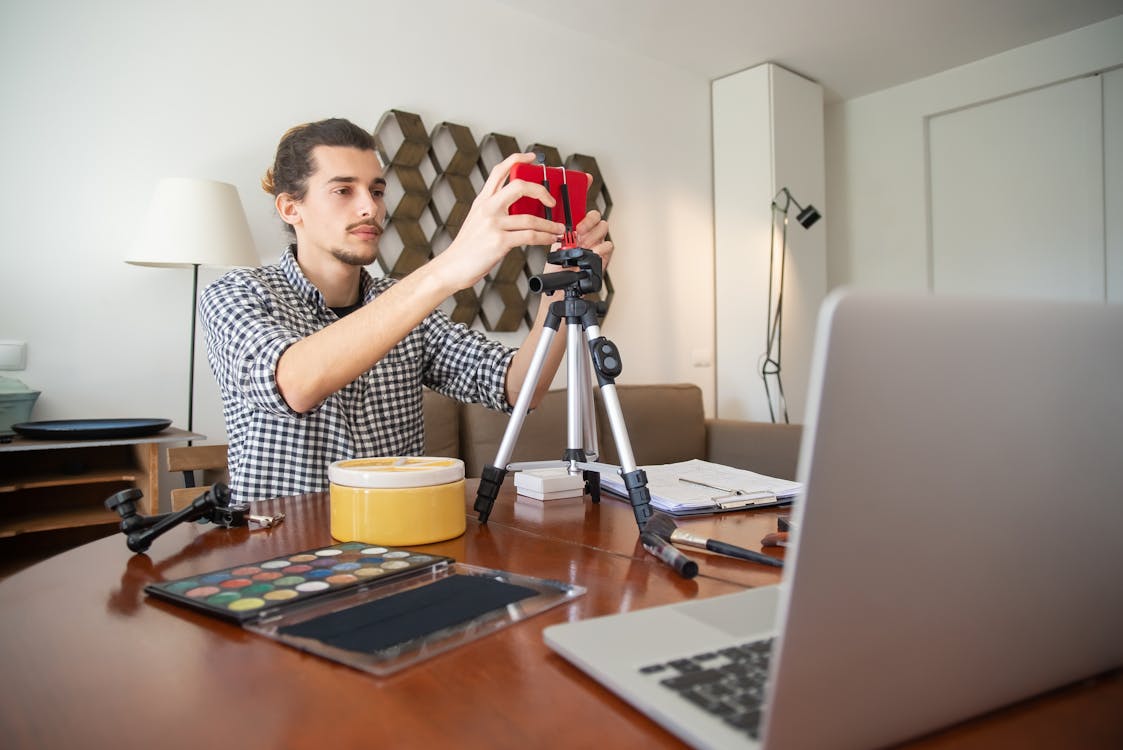 Creating video content without a traditional camera setup